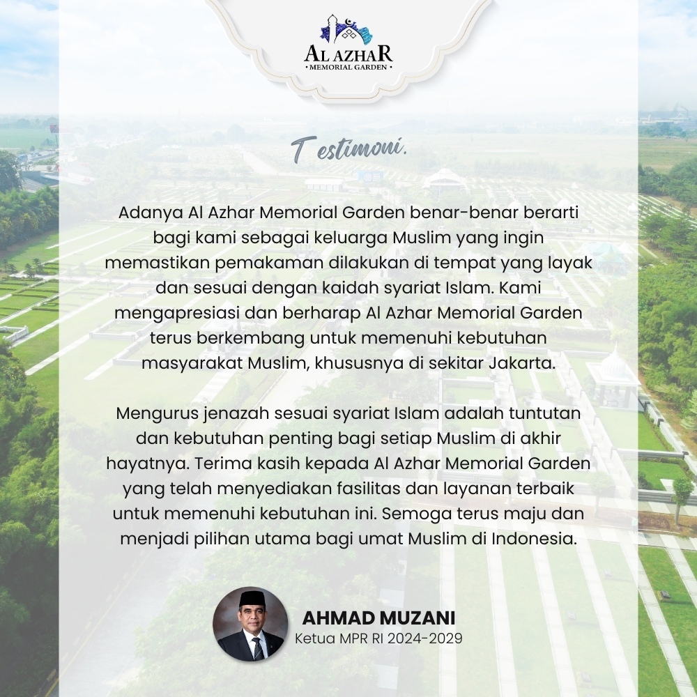 Testimoni Klien Al Azhar Memorial Garden